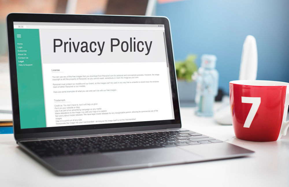 Privacy policy page